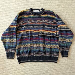 Vintage John Ashford Coogi-Inspired Sweater